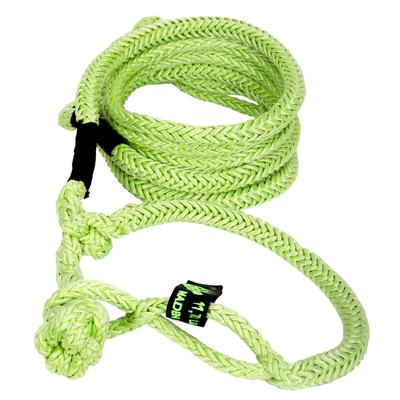 VooDoo Offroad 1/2" x 10' UTV Kinetic Recovery Rope with (2) Soft Shackle Ends (Green) - 1300010
